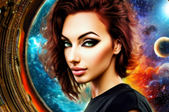 Sandra Sayer Space Portal AI Art