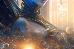 Sandra Sayer AI Cyborg Art